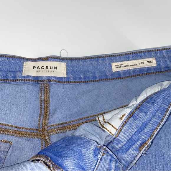 Pacsun Sweetie High Rise Denim Shorts 30 - Picture 3 of 7
